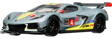 Hot Wheels Premium Car Culture Collectible Toy Car, 1:64 Scale Die-Cast Corvette C8 R, Race Day Vehicle with Real Riders Tires