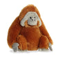 Aurora® Huggable Destination Nation™ Orangutan Stuffed Animal - Global Exploration - Learning Fun - Orange 12 Inches