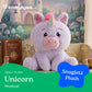 The Petting Zoo Unicorn Stuffed Animal Plushie, Gifts for Kids, Snugletz Zoologee Plush Toy, 7 in