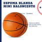 5” Foam Mini Basketball for Pro Mini Basketball Hoop, 2 Pack | Safe & Quiet Small Basketball for Over The Door Mini Hoop Basketball Sets