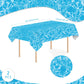 Winter Ocean Waves Plastic Tablecloth 86x52in Party Table Cover Blue for Beach Pool Birthday Party Decoration Shower Supplies (2)