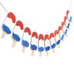 4th of July Independence Day Banner - Blue and Red Summer Popsicle Garland, 4th of July Birthday Party Decor, Red White & Blue Kids Party Decor