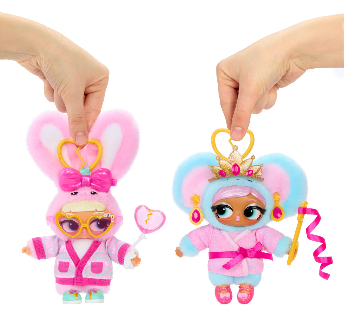 LOL Surprise! Plush Surprise! Blind Plush Toy - Hidden Fashions & 7 Surprises Inside, Collectible On-the-Go Doll, Random Style, 6 Styles to Collect