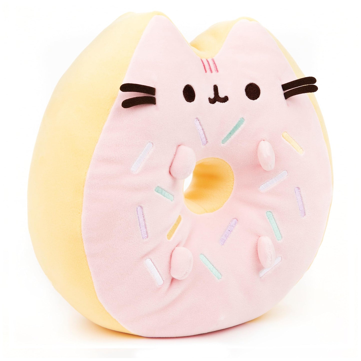 GUND Pusheen Sprinkle Donut Squisheen 12-Inch Squishy Plush; Ages 8+