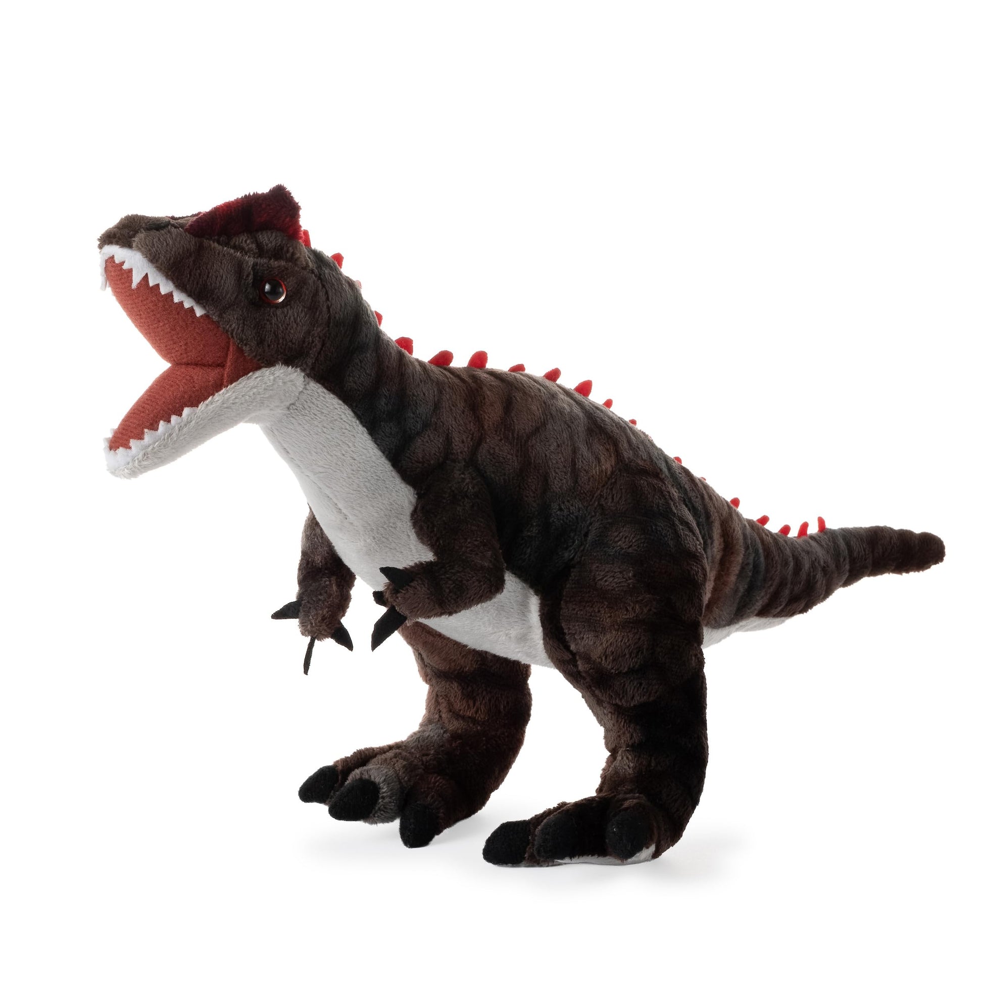 The Petting Zoo Allosaurus Dinosaur Stuffed Animal Plushie, Gift for Kids, Dinosaur Animals, Brown Dinosaur Plush Toy 15 inches
