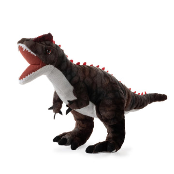 The Petting Zoo Allosaurus Dinosaur Stuffed Animal Plushie, Gift for Kids, Dinosaur Animals, Brown Dinosaur Plush Toy 15 inches