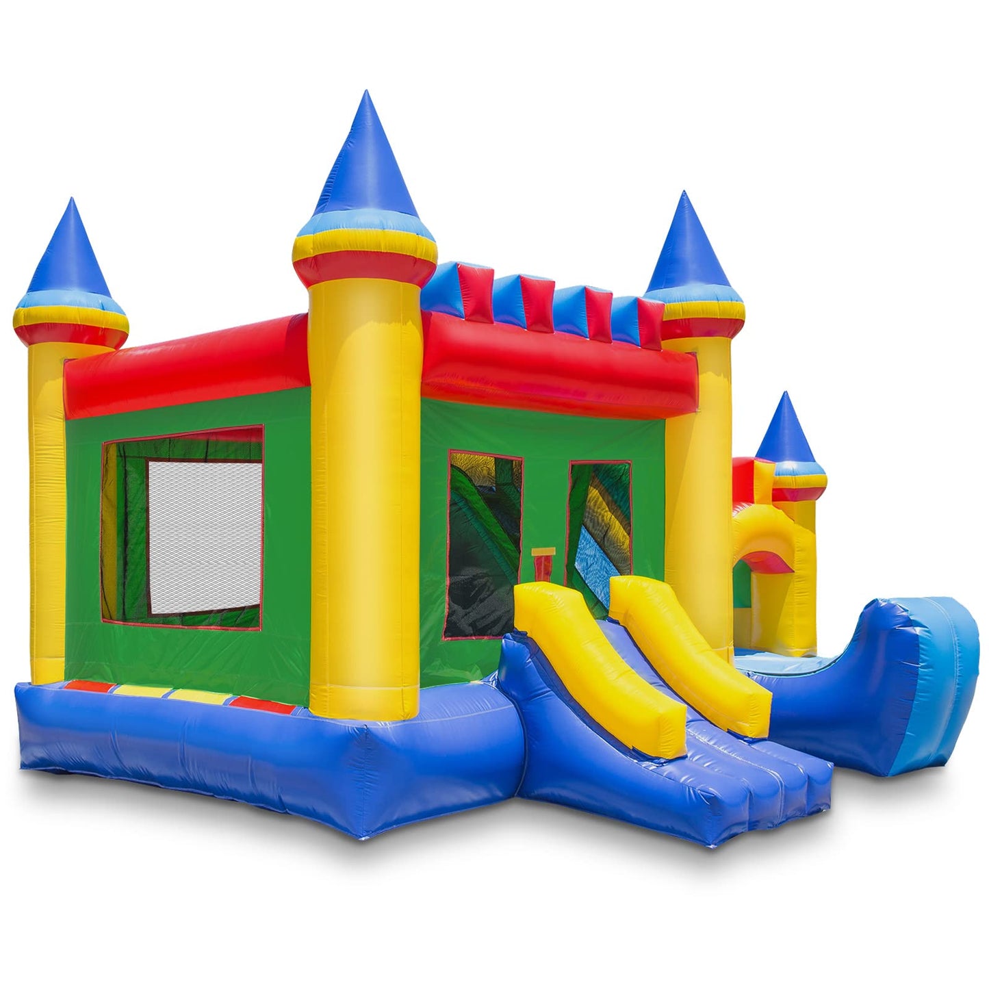 Cloud 9 Commercial Grade Castle Bounce House with Slide - 100% PVC 16' x 17' Bouncer - Inflatable Only