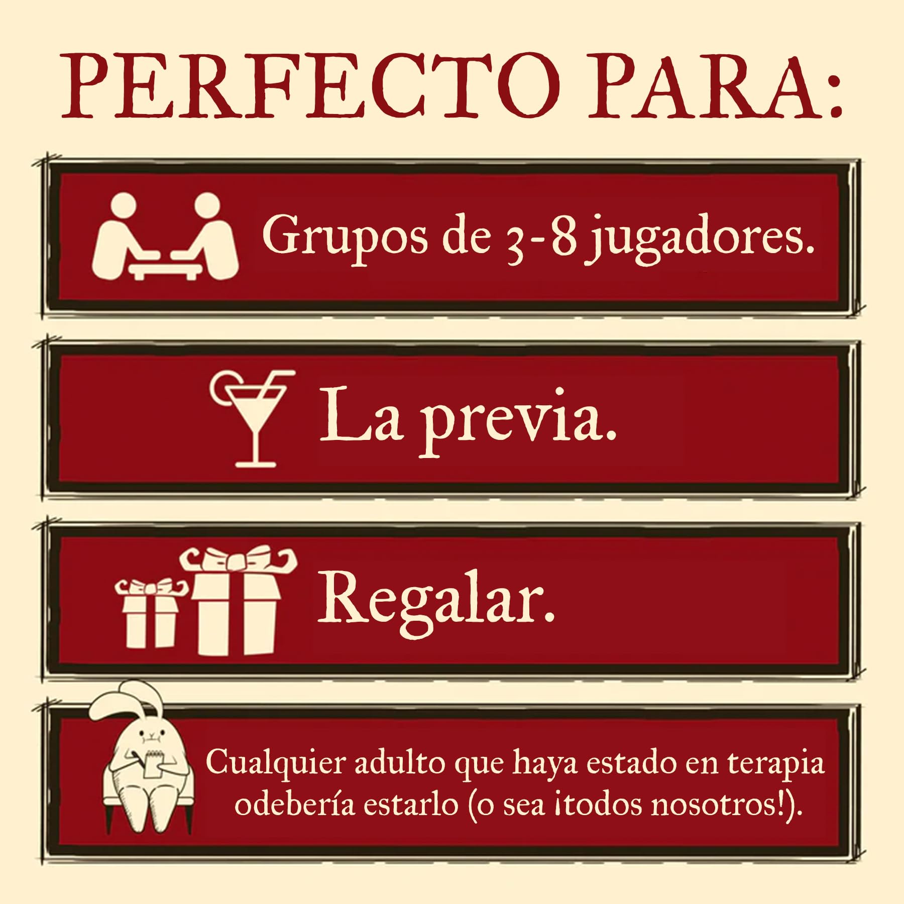 Exploding Kittens Terapeuta Horrible: Edición Extra Horrible - 3-8 jugadores - 17+ años - 15 min - Juego cómico de construcción - Fiesta, Noche
