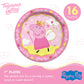 Treasures Gifted Princess Peppa Pig Birthday Party Supplies - Serves 16 Guests - Officially Licensed Party Supplies Deluxe Set - Plates, Cups