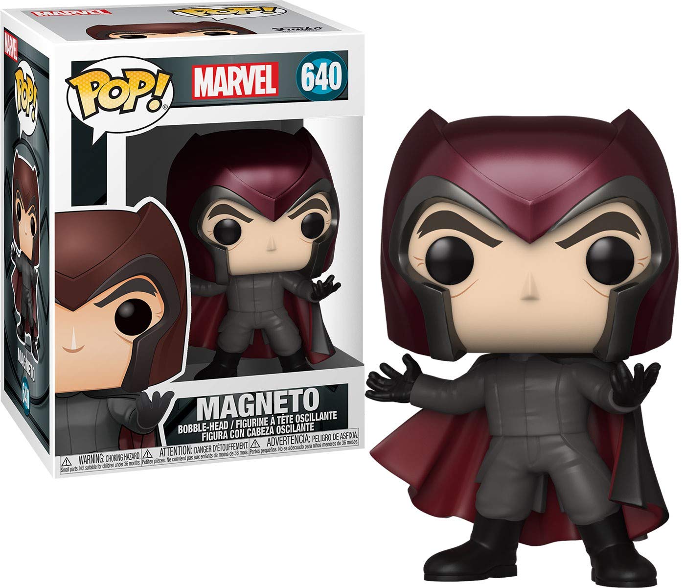 Funko Pop! Marvel: X-Men 20th Anniversary - Magneto, Multicolor, 3.75 inches