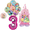 Princess Theme 3rd Birthday Party Supplies 8 Princesses Balloons Decoration