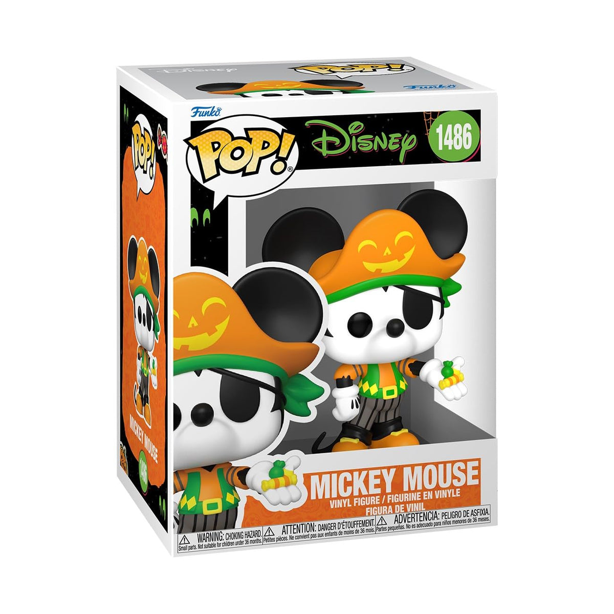 Funko POP! Disney: Halloween - Pirate Mickey Mouse - Disney Standard Characters - Collectable Vinyl Figure - Gift Idea - Official Merchandise -