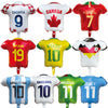 Soccer Jersey Foil Balloons 2026 World Soccer Tournament Jersey Balloons Decorations, Soccer Cup 2026 Mylar Balloons Party Supplies Decorations