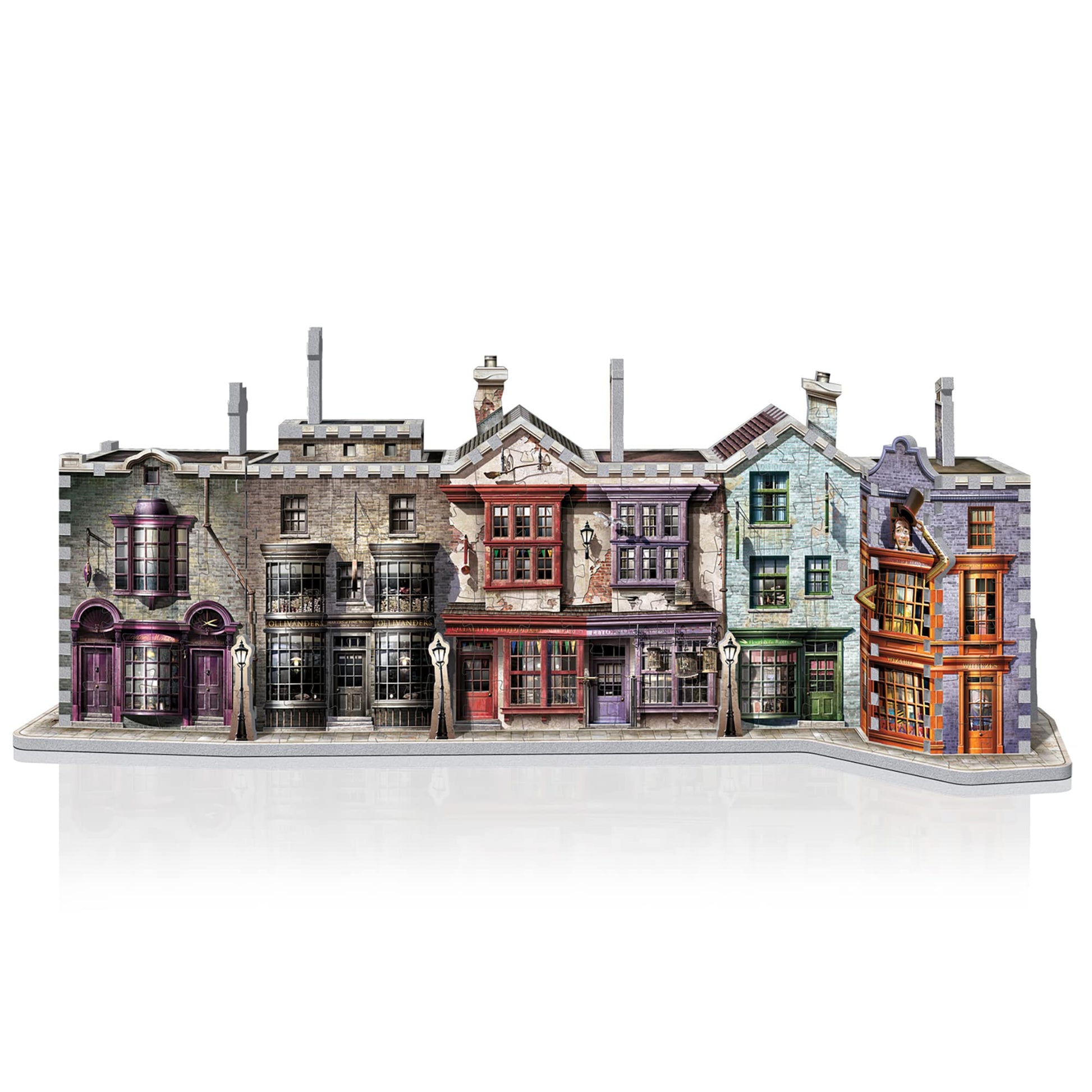 Wrebbit3D Harry Potter 3D Puzzle Model of Diagon Alley | 450 Real Jigsaw Puzzle Pieces | Build and Journey Through the Wizarding World
