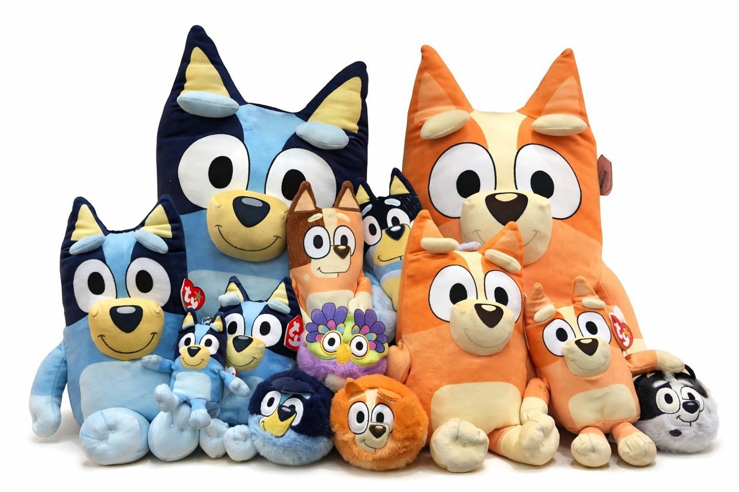 TY Bluey Bingo Beanie Medium 30cm Soft Plush Toy for Kids Collectible Play and Display