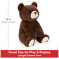 GUND Finley 13-Inch Classic Brown Teddy Bear Plush Toy for Ages 0+