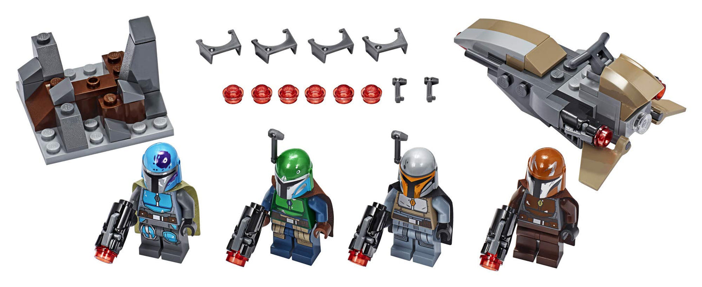 LEGO Star Wars Mandalorian Battle Pack 75267 Mandalorian Shock Troopers and Speeder Bike Building Kit; Great Gift Idea for Any Fan of Star Wars: