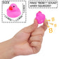 378-Pack Mini Rubber Ducks Set, Mini Colorful Rubber Duckies Bath Toy for Child,Float & Squeak Tiny Ducks Pool Toy Set for Kids Party Favors,Birthday
