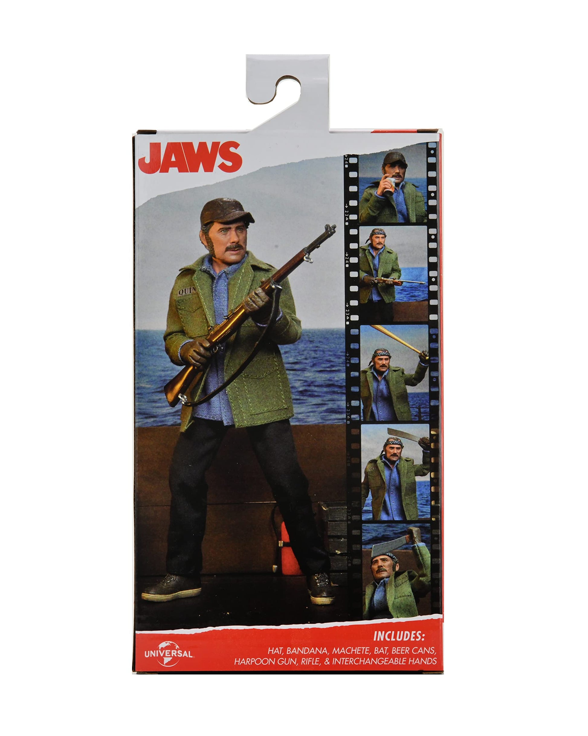 NECA Jaws - Sam Quint - 8” Clothed Action Figure