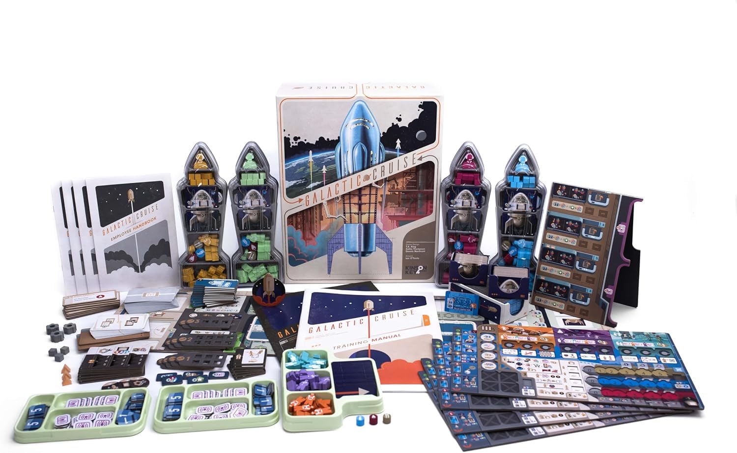 Galactic Cruise: Advancements Expansion - Kinson Key Games - 1 to 4 Players - 90-150 Minutes Play Time