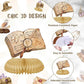 GLNystegal Magical Wizard Birthday Party Decorations Castle&Owl Honeycomb Table Centerpieces Magical Theme Party Decor for Birthday, Halloween