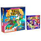 SCS Direct, Tall Tales Board Game & Expansion Combo Pack (93 Piece Set) - Educational Story Telling Game w Story Cards & Game Pieces for 5 Ways
