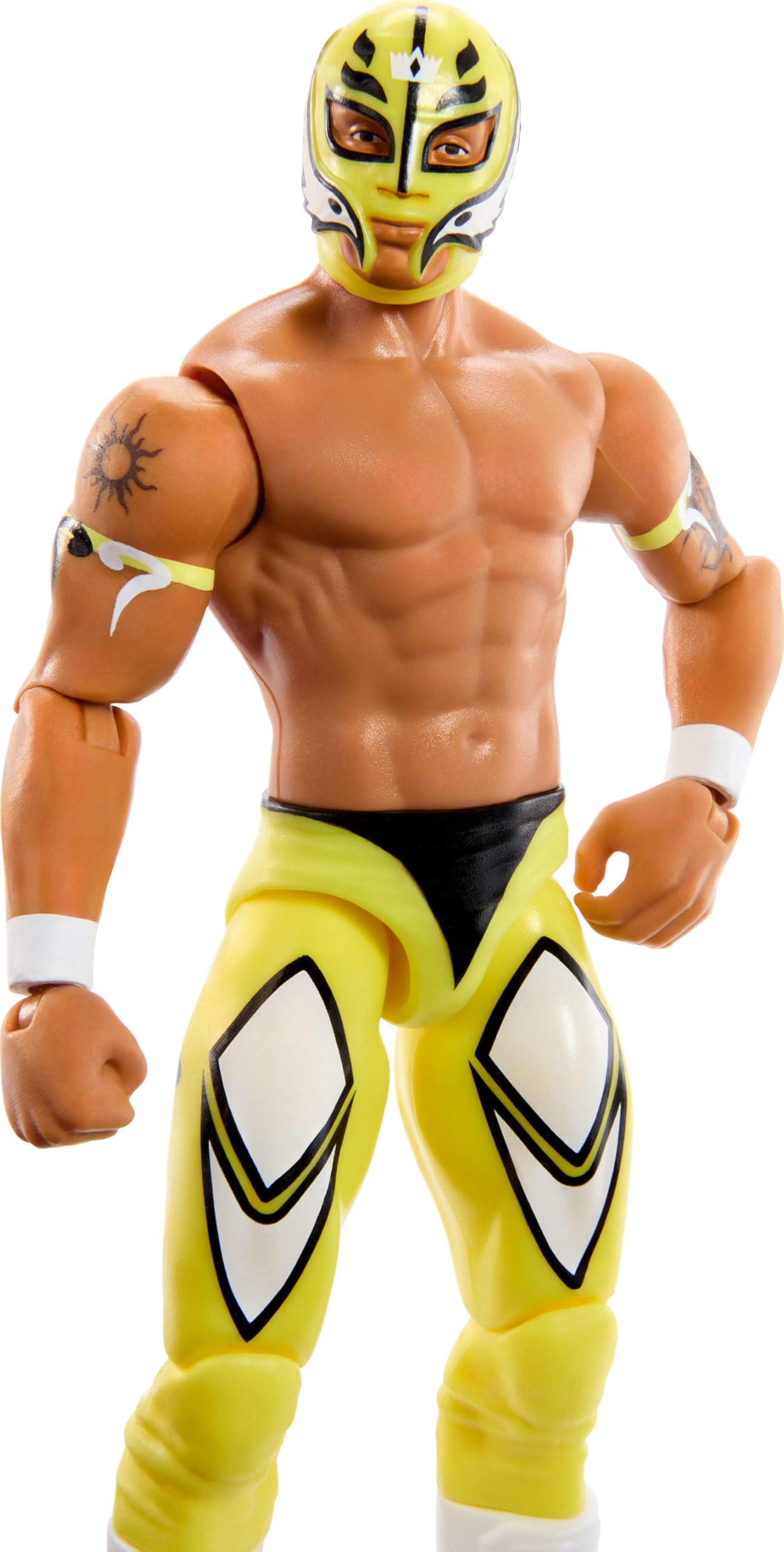Mattel WWE Action Figure, 6-inch Collectible Rey Mysterio with 10 Articulation Points & Life-Like Look