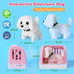 15 Pcs Robot Puppy Dog Toys for Girls Kids Boys, Realistic Robot Puppy Toys with Walk & Bark, Toy Gifts for 3 4 5 6 Year Old, Ideas 3 4 5 6 Year Old