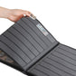 Stamp Albums 160 Pockets - Stockbooks with 30x197mm Sleeves, 10 Double Sided Black Page with Leatherette Padded Black Cover, Collection Storage Folder