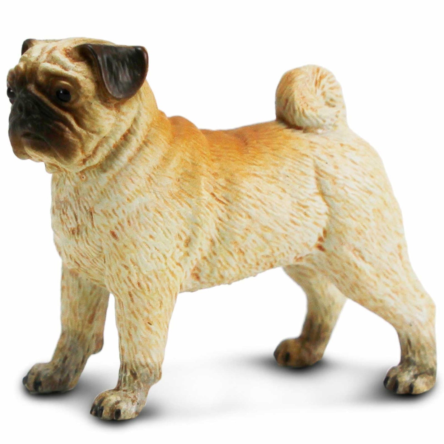 Safari Ltd. Pug Figurine - Realistic 2.75" Dog Figure - Educational Toy for Boys, Girls, and Kids Ages 3+