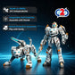 Wenbeier Animal Transforming Robot Toys 10 Inches Tiger Action Figure for Kids Deformation Assembly Robot for Boys & Girls Ages 6 7 8 9 10