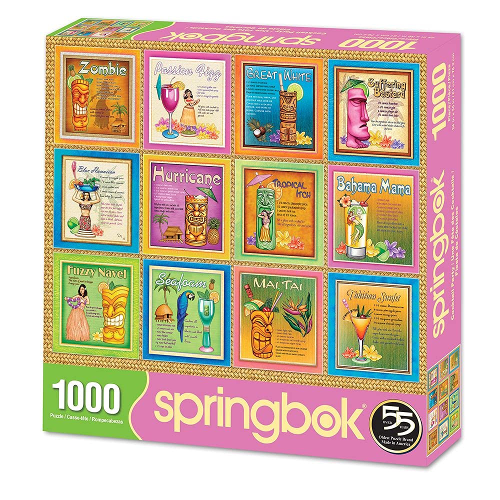 Springbok Cocktail Party 1000 Piece Jigsaw Puzzle for Adults