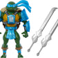 Mattel Masters of the Universe Origins Turtles of Grayskull Action Figure & Accessories, Leonardo Collectible Toy with 16 Joints, TMNT & MOTU