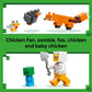LEGO Minecraft Chicken Farm Building Toy for Kids - Video Game Playset & Figures for Boys & Girls, Ages 7+ - Gift for Birthdays - 21585