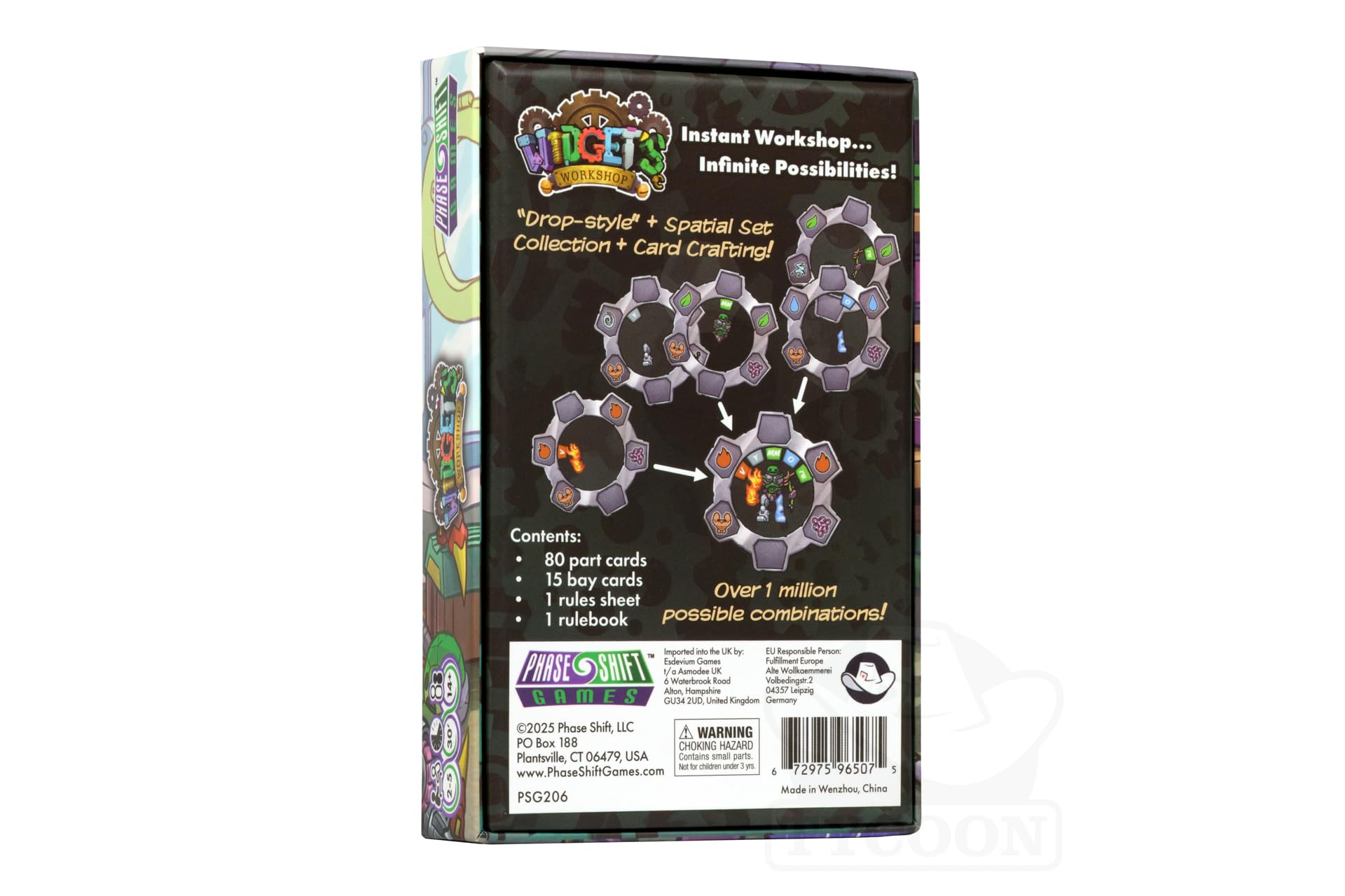Phase Shift Games Widget's Workshop, Drop-Style Card Crafting Game