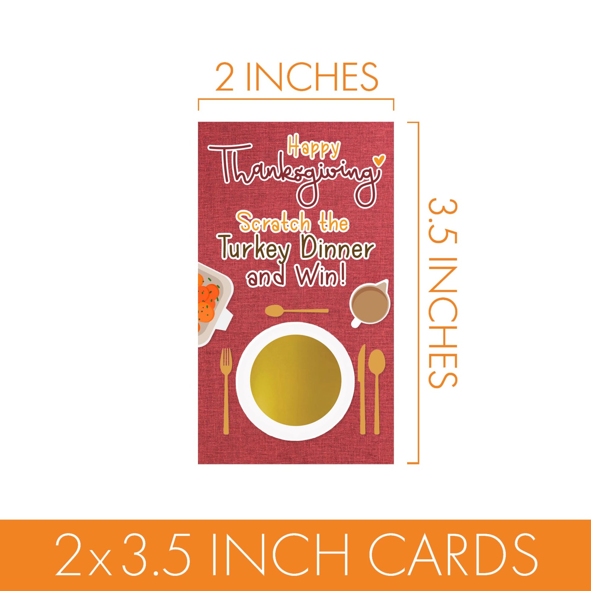 DISTINCTIVS Thanksgiving Party Game, 30 Player Scratch Off Cards, Friendsgiving Party Games