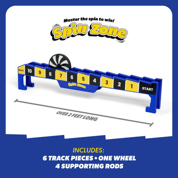 Spin Zone by Relatable - One of the Most Addictive Simple Games Around. Spin the Wheel Down the Track to Earn Exactly 21 Points. It's Carnival Games