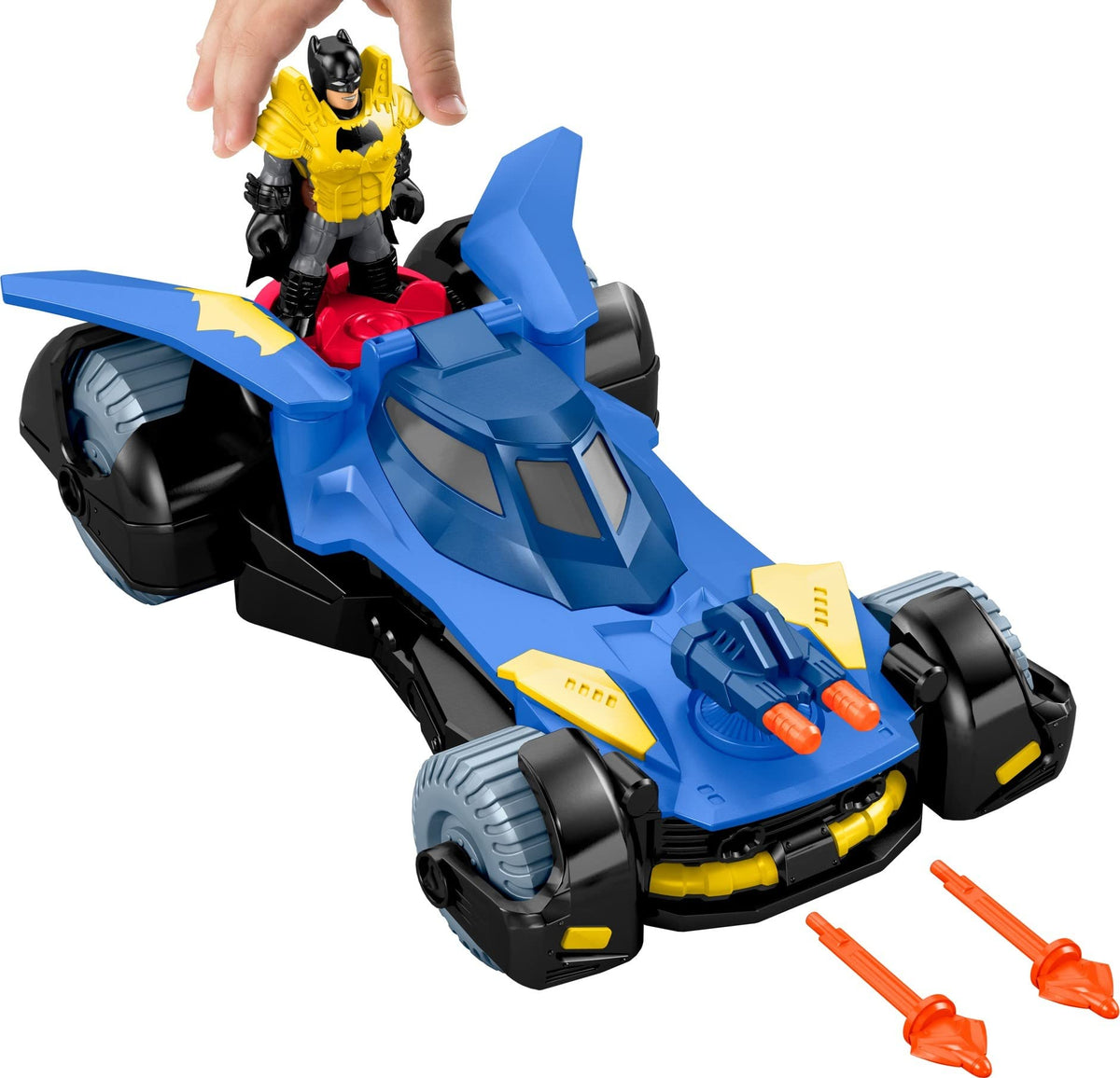 Fisher-Price Imaginext DC Super Friends Batman Toy Batmobile Vehicle & Figure Set for Preschool Pretend Play Kids Ages 3+ Years