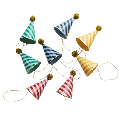 Bonjour Fete Hogwarts™ House Paper Party Hats, Harry Potter Accessories | Wizard Costume Headwear | Wizarding World Merchandise, Birthday Celebration