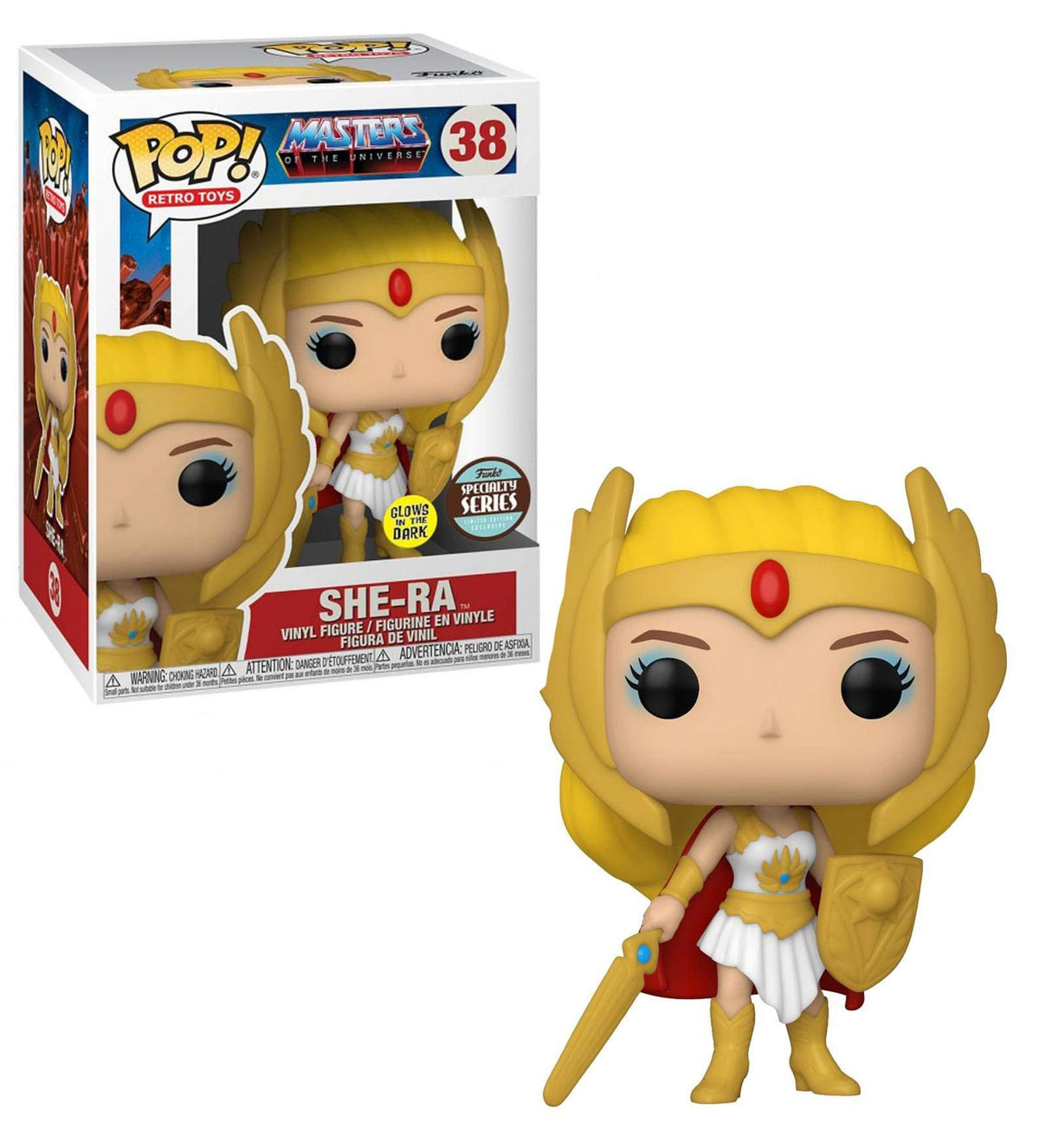 Funko Masters of the Universe POP Vinyl Figure | She-Ra (Glow)