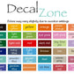 Decalzone Inc Personalized Monster Truck Wall Decal - Monster Truck Wall Decor - Nursery Monogram Truck Theme Kids Bedroom Decor Baby Boy Room Vinyl