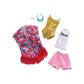 Barbie Clothes - 2 Outfits Doll Include a Golden Metallic Swimsuit, Gift for 3 to 8 Year Olds