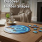 Blue Geode Puzzle - Realistic World Wooden Jigsaw Puzzle A3 Size by Sharp Brain Zone, Premium Plywood Brain Teaser, Unique Art Design,Unique Geode Art