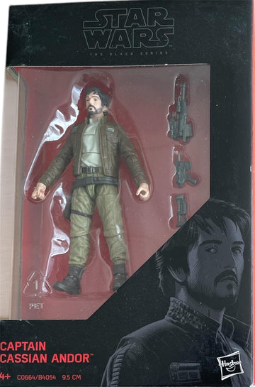 Star Wars Rogue One The Black Series Captain Cassian Andor Exclusive Action Figure, 3.75 Inches and Imperial Death Trooper by STAR WARS