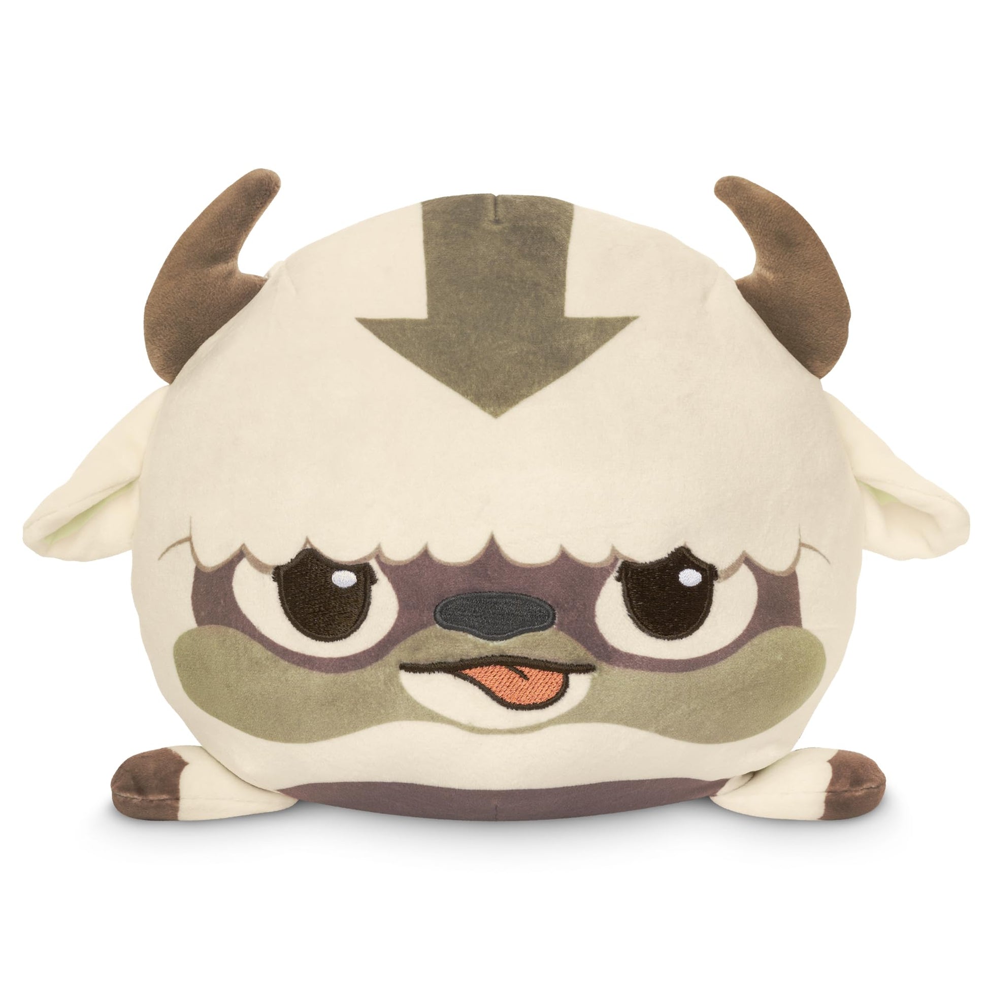 TeeTurtle Reversible Avatar: The Last Air-Bender Appa 6-Inch Two-Sided Flip Plush Toy with Embroidered Details - Cute Mini Collectible Plush for Kids