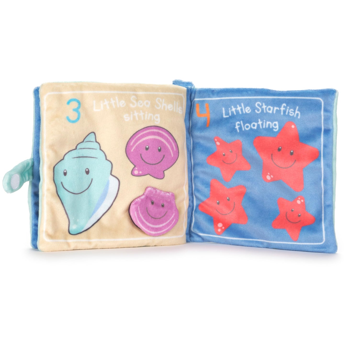 GUND Baby Sleepy Seas 123 Whale Soft Book Plush Stuffed Sensory Stimulating Toy, 8"