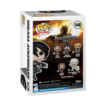 Funko POP! Animation: Attack on Titan - Mikasa Ackerman - Collectable Vinyl Figure - Gift Idea - Official Merchandise - for Kids & Adults - Anime Fans