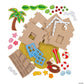 3D Beach Island Gingerbread House Craft Kit VBS 2026, Makes 12