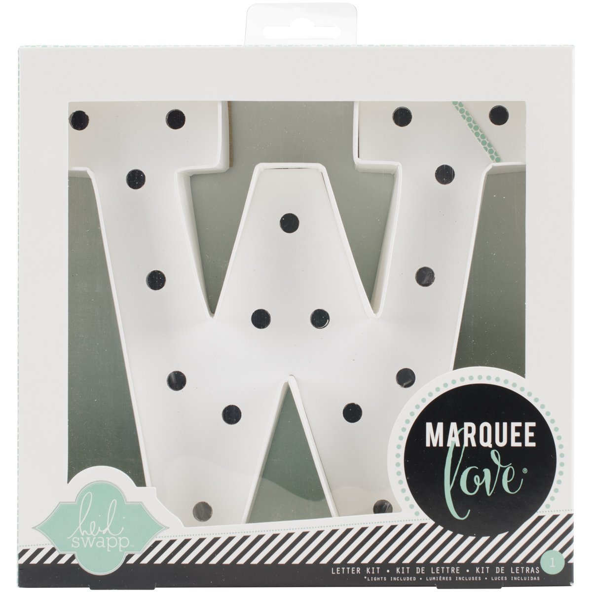 American Crafts 369102 Letter Kit, W