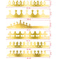 SIQUK 30 Pieces Paper Crowns Gold Paper King Crown Hats Golden Birthday Party Crown for Kids Adults